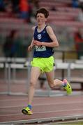 20 May 2017; Jake McCarthy of Pobalscoil na Trionoide, Co Cork, competing in the Boys 3000m Intermediate event during the Irish Life Health Munster Schools Track & Field Championships at C.I.T in Cork. Photo by Piaras Ó Mídheach/Sportsfile