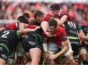 20 May 2017; Peter O'Mahony of Munster leads a maul during the Guinness PRO12 semi-final between Munster and Ospreys at Thomond Park in Limerick. Photo by Diarmuid Greene/Sportsfile