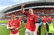 20 May 2017; Francis Saili, left, and Donnacha Ryan of Munster after the Guinness PRO12 semi-final match between Munster and Ospreys at Thomond Park in Limerick. Photo by Brendan Moran/Sportsfile