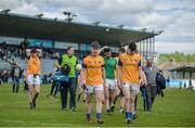 20 May 2017; Longford players leave the field following the Electric Ireland Leinster GAA Minor Football Championship Quarter-Final match between Dublin and Longford at Parnell Park in Dublin. Photo by Sam Barnes/Sportsfile