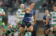 26 November 2011; Eoin O'Malley, Leinster, on the way to scoring his side's third try. Celtic League, Treviso v Leinster, Stadio Di Mongio, Treviso. Photo by Sportsfile