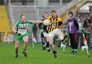 27 November 2011; Michael McNamee, Crossmaglen Rangers, in action against David McEntee, Burren St Mary's. AIB Ulster GAA Football Senior Club Championship Final, Crossmaglen Rangers, Armagh v Burren St Mary's, Down, Morgan Athletic Grounds, Armagh. Picture credit: Oliver McVeigh / SPORTSFILE