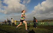 27 November 2011; Clodagh O'Reilly, Annalee AC, on her way to winning the women's U16 race at the Woodie’s DIY Inter County Cross Country Championships. Sligo Racecourse, Sligo. Picture credit: Pat Murphy / SPORTSFILE