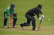 21 May 2017; Corey Anderson of New Zealand during during the One Day International match between Ireland and New Zealand at Malahide Cricket Club in Dublin. Photo by Cody Glenn/Sportsfile