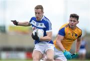 21 May 2017; Paul Kingston of Laois in action against Andrew Farrell of Longford during the Leinster GAA Football Senior Championship Round 1 match between Laois and Longford at O'Moore Park in Portlaoise, Co Laois. Photo by Daire Brennan/Sportsfile