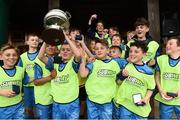21 May 2017; Players from the Dublin District Schoolboys League celebrates at the end of the Subway SFAI U12 Final match between Cork Schoolboys League and Dublin District Schoolboys League in Cahir, Co Tipperary. Photo by David Maher/Sportsfile