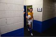 21 May 2017; Longford captain Michael Quinn leads his team out ahead of the Leinster GAA Football Senior Championship Round 1 match between Laois and Longford at O'Moore Park in Portlaoise, Co Laois. Photo by Daire Brennan/Sportsfile