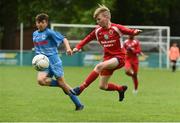 21 May 2017; Robbie O'Brien of Cork Schoolboys League in action against Adam Condron of Dublin District Schoolboys League during the Subway SFAI U12 Final match between Cork Schoolboys League and Dublin District Schoolboys League in Cahir, Co. Tipperary. Photo by David Maher/Sportsfile
