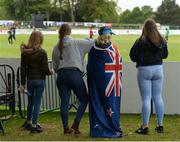 21 May 2017; New Zealand supporters during the One Day International match between Ireland and New Zealand at Malahide Cricket Club in Dublin. Photo by Cody Glenn/Sportsfile
