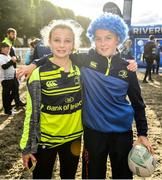 19 May 2017; Leinster supporters Rachel Fishman, left, and Joanna Dunne ahead of the Guinness PRO12 Semi-Final match between Leinster and Scarlets at the RDS Arena in Dublin. Photo by Ramsey Cardy/Sportsfile