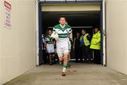 20 November 2011; Craig Rogers, Portlaoise, Laois, leads his team from the tunnel onto the field before the game. AIB Leinster GAA Football Senior Championship Quarter-Final, Portlaoise, Laois v Rathnew, Wicklow, O'Moore Park, Portlaoise, Co. Laois. Picture credit: Barry Cregg / SPORTSFILE