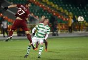 30 November 2011; Salvatore Bocchetti, Rubin Kazan, in action against Ronan Finn, Shamrock Rovers. UEFA Europe League Group A, Rubin Kazan v Shamrock Rovers, Centralniy Stadion, Kazan, Russia. Picture credit: Maksim Bogodvid / SPORTSFILE