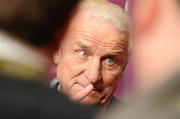 2 December 2011; Republic of Ireland coach Giovanni Trapattoni in the mixed zone after the draw for the UEFA EURO2012 Championship Finals. UEFA EURO2012 Championship Finals Draw, Palace of Arts, Kyiv, Ukraine. Picture credit: Brendan Moran / SPORTSFILE