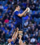 19 May 2017; Ross Molony of Leinster during the Guinness PRO12 Semi-Final match between Leinster and Scarlets at the RDS Arena in Dublin. Photo by Ramsey Cardy/Sportsfile