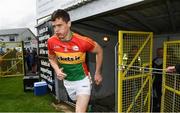 21 May 2017; Brendan Murphy of Carlow ahead of the Leinster GAA Football Senior Championship Round 1 match between Carlow and Wexford at Netwatch Cullen Park in Carlow. Photo by Ramsey Cardy/Sportsfile
