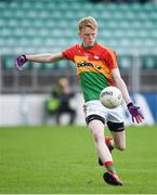 21 May 2017; Conor Doyle of Carlow during the Electric Ireland Leinster GAA Football Minor Championship Quarter Final match between Carlow and Wexford at Netwatch Cullen Park in Carlow. Photo by Ramsey Cardy/Sportsfile