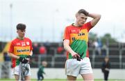21 May 2017; Jordan Morrissey of Carlow following the Electric Ireland Leinster GAA Football Minor Championship Quarter Final match between Carlow and Wexford at Netwatch Cullen Park in Carlow. Photo by Ramsey Cardy/Sportsfile