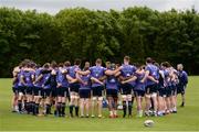 22 May 2017; Munster players huddle together during Munster Rugby squad training at the University of Limerick in Limerick. Photo by Diarmuid Greene/Sportsfile