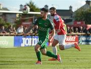 22 May 2017; Sean Maguire of Cork City in action against Kyle Callan McFadden of Sligo Rovers during the SSE Airtricity League Premier Division match between Sligo Rovers and Cork City at the Showgrounds in Co. Sligo. Photo by David Maher/Sportsfile
