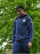 22 May 2017; Maro Itoje of British and Irish Lions arrives for squad training at Carton House in Maynooth, Co Kildare. Photo by Ramsey Cardy/Sportsfile