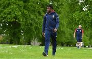 22 May 2017; Maro Itoje of British and Irish Lions arrives for squad training at Carton House in Maynooth, Co. Kildare. Photo by Ramsey Cardy/Sportsfile