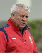 22 May 2017; British and Irish Lions head coach Warren Gatland arrives for squad training at Carton House in Maynooth, Co. Kildare. Photo by Ramsey Cardy/Sportsfile