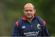 22 May 2017; Rory Best of British and Irish Lions arrives for squad training at Carton House in Maynooth, Co. Kildare. Photo by Ramsey Cardy/Sportsfile