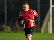 5 December 2011; Ulster's Tom Court in action during squad training ahead of their Heineken Cup, Pool 4, Round 3, game against Aironi on Friday. Ulster Rugby Squad Training, Newforge Country Club, Belfast, Co. Antrim. Picture credit: Oliver McVeigh / SPORTSFILE