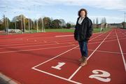 6 December 2011; Ireland Chef de Mission Sonia O'Sullivan on the athletics track at the Endurance Performance and Coaching Centre at St Mary's University College, Twickenham, the training venue for most of the Irish athletes ahead of the 2012 London Olympic Games. Teddington, London, England. Picture credit: Brendan Moran / SPORTSFILE