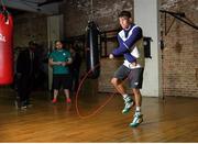 24 May 2017; Michael Conlan during a media workout session in Chicago, USA. Photo by Mikey Williams/Top Rank/Sportsfile.