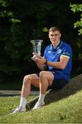 25 May 2017; Garry Ringrose of Leinster with his Bank of Ireland Player of the Month award for April 2017, at Leinster Rugby HQ, Newstead Building, UCD, Belfield, Dublin 4. Photo by Matt Browne/Sportsfile
