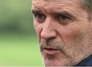 25 May 2017; Republic of Ireland assistant manager Roy Keane speaking to media during squad training at Fota Island in Cork. Photo by Eóin Noonan/Sportsfile