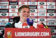 25 May 2017; Tadgh Furlong of British and Irish Lions speaking during a press conference at Carton House in Maynooth, Co Kildare. Photo by Sam Barnes/Sportsfile