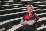 25 May 2017; Mayo manager Stephen Rochford poses for a portrait during the Mayo Football Press Night at Elverys MacHale Park, in Castlebar, Co. Mayo. Photo by Seb Daly/Sportsfile