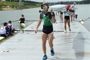 26 May 2017; Paul O’Donovan and Gary O’Donovan of Ireland after winning the LM2 Exhibition Race in a time of 6:57.770 during the European Rowing Championships at Racice in the Czech Republic. Photo by Sportsfile