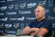 26 May 2017; Scarlets head coach Wayne Pivac speaking during the Guinness PRO12 Final Press Conference at the Aviva Stadium in Dublin. Photo by Sam Barnes/Sportsfile
