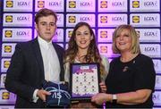 26 May 2017; The Lidl Teams of the League Awards were presented at Croke Park on Friday, May 26th. The best players from the 4 Divisions of the Lidl National Football Leagues are selected in their position on their Divisional team. Managers from opposition teams voted for the most impressive players from each match with the player receiving the most votes selected in their position on their Divisions best fifteen. Fiona Rockford of Wexford is pictured receiving her Team of the League award from LGFA President, Marie Hickey, right, and Lidl representative, Jay Wilson. Photo by Sam Barnes/Sportsfile