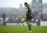 10 December 2011; George Naoupu, Connacht, shows his disappointment after defeat against Gloucester. Heineken Cup, Pool 6, Round 3, Connacht v Gloucester, Sportsground, Galway. Picture credit: Pat Murphy / SPORTSFILE