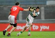 4 December 2011; Craig Rogers, Portlaoise, Laois, in action against Cian Mullins, St Brigid's, Dublin. AIB Leinster GAA Football Senior Club Championship Semi-Final, St Brigid's, Dublin v Portlaoise, Laois, Parnell Park, Dublin. Picture credit: Brian Lawless / SPORTSFILE