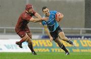 11 December 2011; David Kearney, Leinster A, is tackled by Adam Powell, Llanelli. British & Irish Cup, Llanelli v Leinster A, Parc Y Scarlets, Llanelli, Wales. Picture credit: Diarmuid Greene / SPORTSFILE