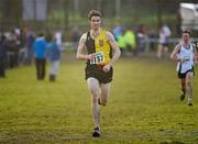 11 December 2011; Eoin Everard, Kilkenny City Harriers, during the final metres of the Men's Novice race at the Woodie’s DIY Novice and Juvenile Cross Country Championships. Curragh Camp, The Curragh, Co. Kildare. Picture credit: Pat Murphy / SPORTSFILE