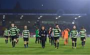 26 May 2017; Dejected Shamrock Rovers players leave the pitch after the SSE Airtricity League Premier Division match between Cork City and Shamrock Rovers at Turners Cross, in Cork.  Photo by Eóin Noonan/Sportsfile