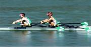 27 May 2017; Paul O'Donovan, left, and Gary O'Donovan of Ireland on their way to finishing second in their Lightweight Men's Double Sculls Semifinal during the European Rowing Championships at Racice in the Czech Republic. Photo by Sportsfile