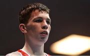 28 April 2017; Stephen McKenna of Ireland after the 56kg bout against Jordan Rodriguez of France at the Elite International Boxing Tournament in the National Stadium, Dublin. Photo by Piaras Ó Mídheach/Sportsfile