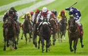 27 May 2017; Rattling Jewel, far right, with Killian Leonard up, on their way to winning the Hanlon Concrete Handicap ahead of Peticoatgovernment, centre, with Billy Lee up, who finished second, at Tattersalls Irish Guineas Festival at The Curragh, Co Kildare. Photo by Cody Glenn/Sportsfile