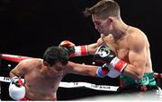 26 May 2017; Michael Conlan, right, exhanges punched with Alfredo Chanez during their bout at the UIC Pavilion in Chicago, USA. Photo by Mikey Williams/Top Rank/Sportsfile