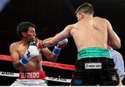 26 May 2017; Michael Conlan, right, exhanges punched with Alfredo Chanez during their bout at the UIC Pavilion in Chicago, USA. Photo by Mikey Williams/Top Rank/Sportsfile