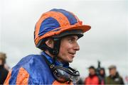 27 May 2017; Ryan Moore in the winner's enclosure after winning the Tattersalls Irish 2,000 Guineas on Churchill during the Tattersalls Irish Guineas Festival at The Curragh, Co Kildare. Photo by Cody Glenn/Sportsfile