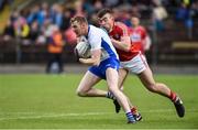 27 May 2017; Ray O'Ceallaigh of Waterford in action against Peter Kelleher of Cork during the Munster GAA Football Senior Championship Quarter-Final match between Waterford and Cork at Fraher Field in Dungarvan, Co Waterford. Photo by Matt Browne/Sportsfile