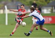 27 May 2017; Paul Kerrigan of Cork in action against Brian Looby of Waterford during the Munster GAA Football Senior Championship Quarter-Final match between Waterford and Cork at Fraher Field in Dungarvan, Co Waterford. Photo by Matt Browne/Sportsfile